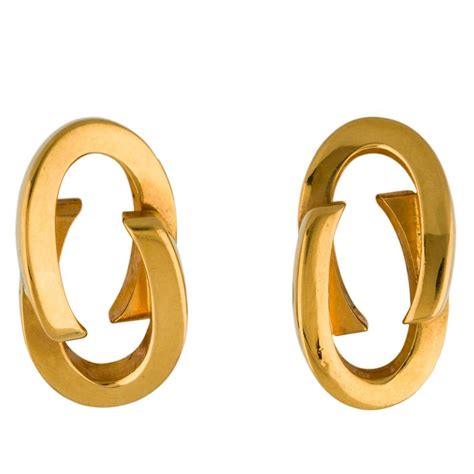 gucci drop earring|gucci interlocking gg earrings.